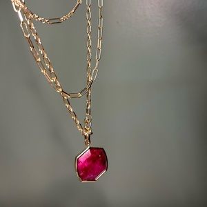 Kendra Scott triple strand necklace